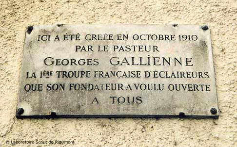 Plaque Georges Gallienne