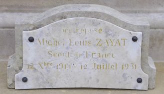 Plaque Michel ZAYAT